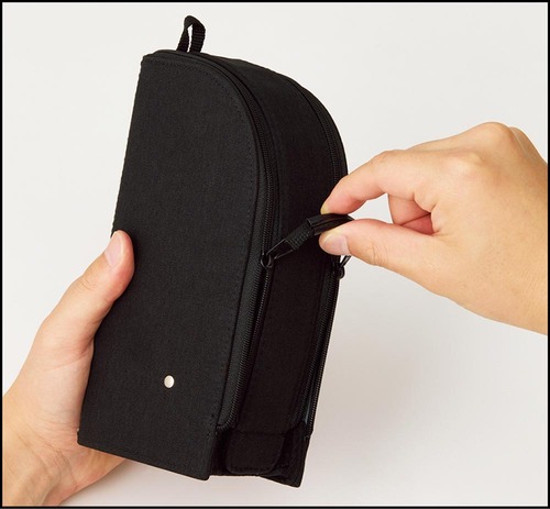 開閉のファスナーが使いやすい 立つペンケースおすすめ イメージ