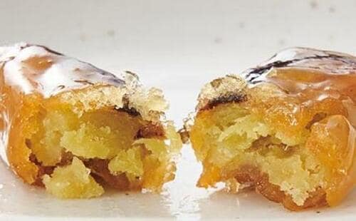 癒やしポイント:パリパリ飴に包まれたしっとりお芋にキュン! イメージ