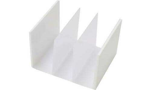 ナカバヤシ:シンプルライン ミニスタンドホワイト:ブックスタンド