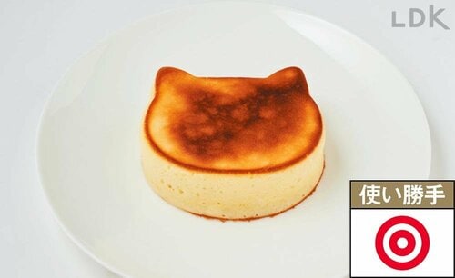 セリアのねこ型パンケーキで癒される ホットケーキミックスおすすめ イメージ