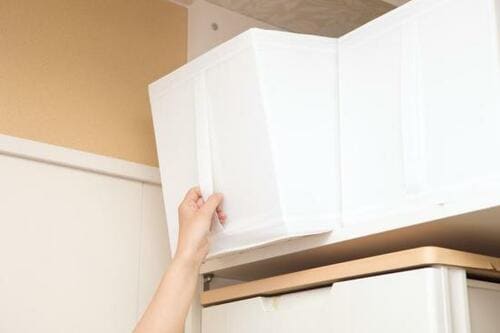 つかみやすい取っ手が優秀IKEAのスクッブボックス イメージ