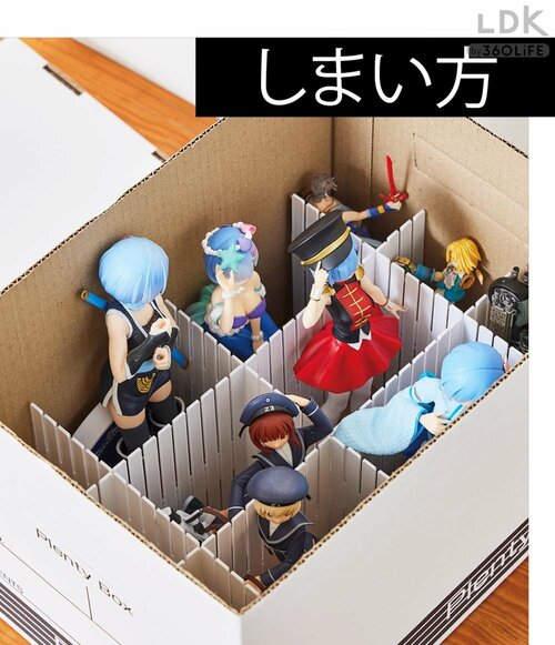 一体ずつフィギュアの部屋を作る フィギュア収納おすすめ イメージ