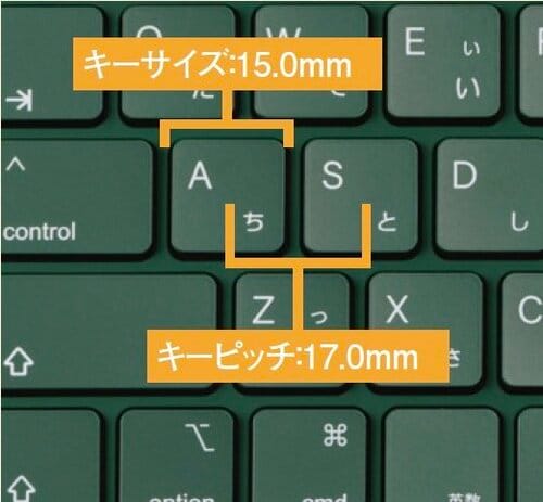 キーサイズは最大級 iPad用キーボードおすすめ イメージ