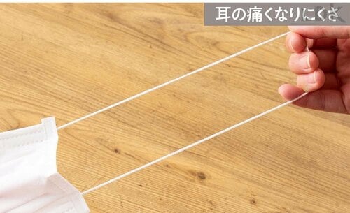 耳の痛くなりにくさ 不織布マスクおすすめ イメージ