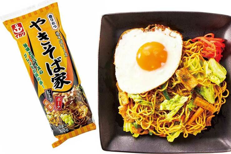 バーベキューで最高の焼きそばが作れるおすすめソースはイカリソース「やきそば家」のイメージ