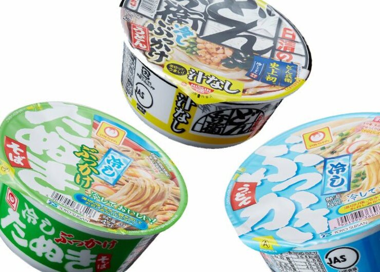 「冷やしカップ麺」ってどうなの？ 「どん兵衛」「マルちゃん」3品を食べ比べ