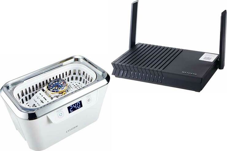 1万円以下で買えるベスト家電11選【3】おすすめのWi-Fiルーターと超音波洗浄機のイメージ