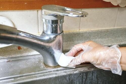 【注意】メラミンスポンジや酢はNG イメージ