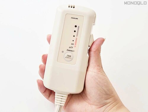 軽い力で操作できる コイズミ「ここちよい電気毛布タイマー付き(掛け敷き)」おすすめ イメージ
