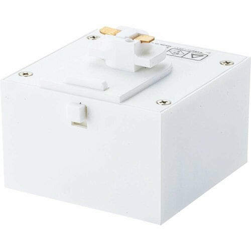 プラグを抜かれない見守りカメラCUBEおすすめ ディーエムエー エジソンスマート見守りカメラ CUBE 専用ダクトレール変換プラグ ホワイト イメージ1