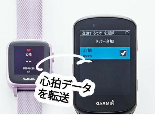 ガーミンのスマートウォッチと連携で心拍計測がラクチン イメージ2