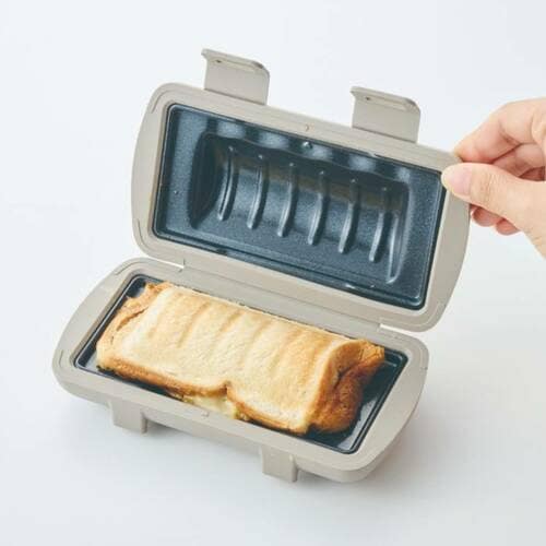  スリーコインズ KITINTO 電子レンジ用 ハーフホットサンドメーカー イメージ1