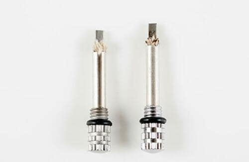 ［検証1 ］火の勢いが強すぎるため数回で芯が使用不可能に… イメージ