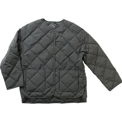 ライトダウンおすすめ ユニクロ パフテックリラックスジャケット/57 OLIVE イメージ1