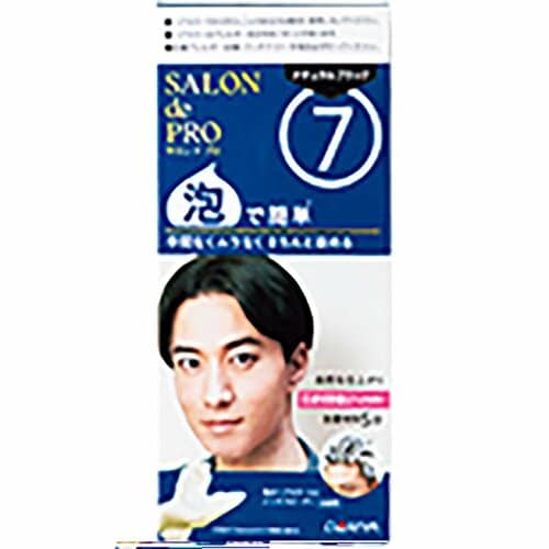 白髪染めおすすめ ダリヤ サロン ド プロ 泡のヘアカラーEX メンズスピーディ(白髪用) ナチュラルブラック イメージ2