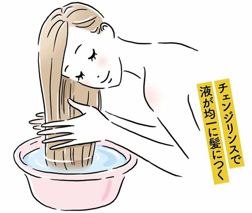 髪のダメージが気になるときのトリートメントの付け方は？ イメージ