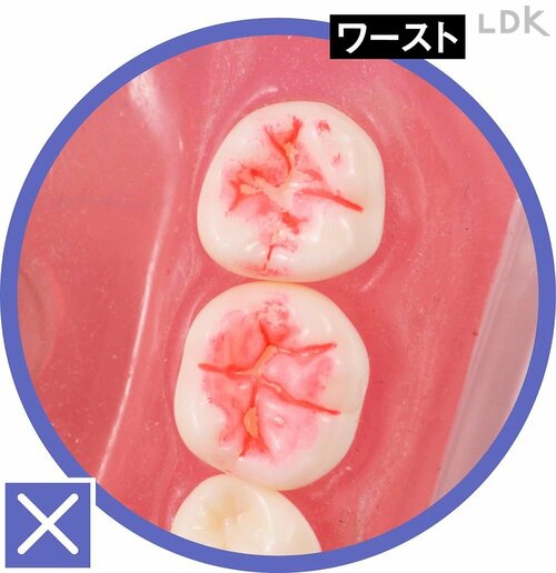 磨きやすさがイマイチ ドラグッストアの安い歯ブラシおすすめ イメージ