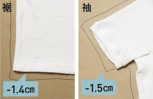 【Ｂ評価】ワッフル生地のTシャツは好みがわかれそう…  ユニクロ無地Tシャツおすすめ イメージ5