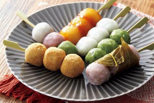 10種の味で見た目もカラフル「幸ふくだんご」 イメージ