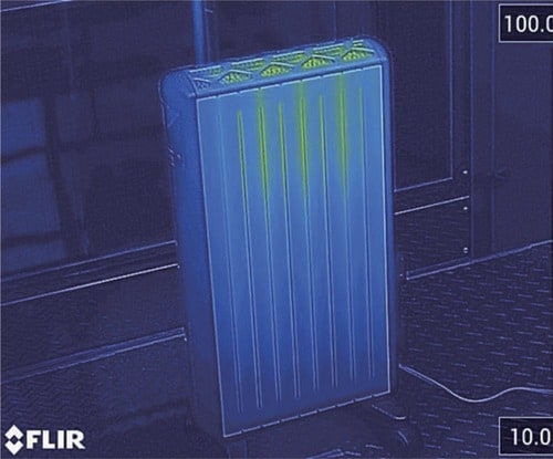 本体が熱くなりにくいから安全 イメージ