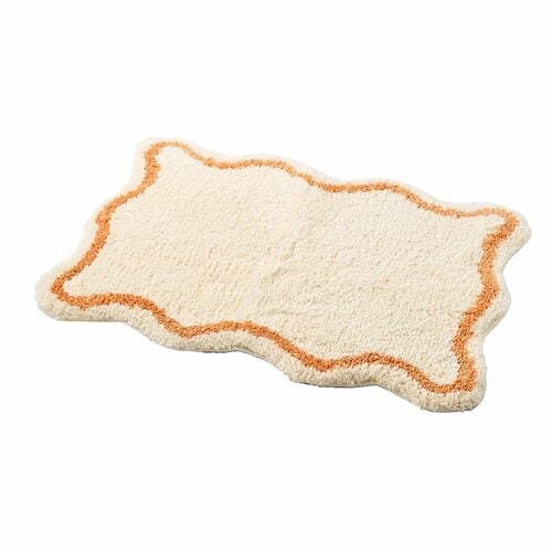 LDKベストバイ収納アイテム・インテリア雑貨おすすめ フランフラン  ウェーブラインマット アイボリー イメージ1