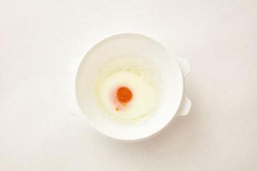 水を入れてチンするだけキャンドゥ「半熟玉子風」 イメージ2