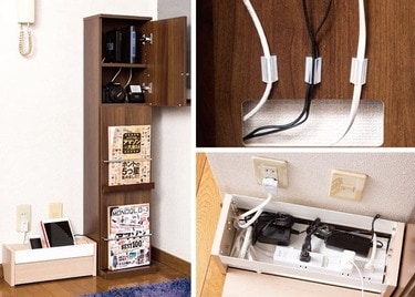 ケーブル収納 ごちゃつくケーブルの悩みを解決 ルーター