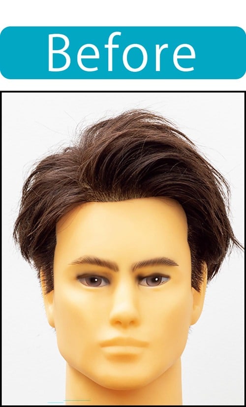 【キープ力】毛束はふんわり残る メンズヘアワックスおすすめ イメージ