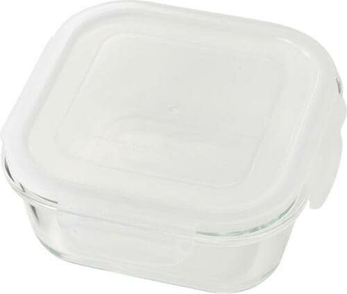 ニトリ(NITORI):耐熱ガラス保存容器 正方形:キッチン用品