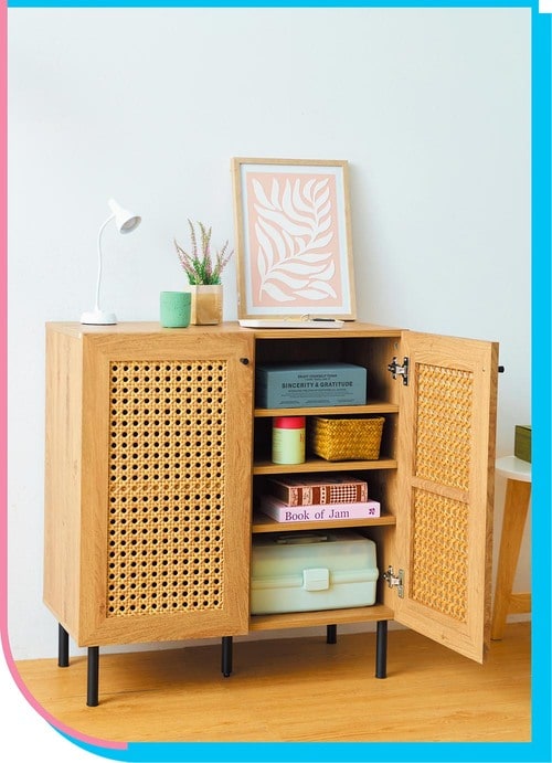 ラタン調＋脚は超オシャレ LOWYAの家具おすすめ イメージ