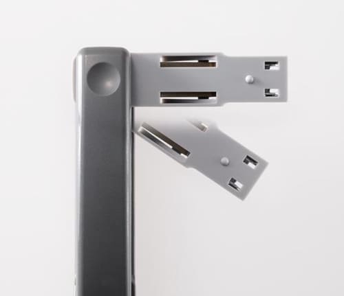 くるっと回ってタテ型に 綴じる角度が変えられます イメージ