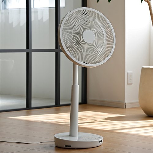 扇風機おすすめ シロカ DC音声操作サーキュレーター扇風機 シロカのポチタマ扇(2025年モデル) SF-V251 イメージ2