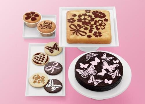 「ケーキステンシル」で 手作りスイーツをサッと格上げ！ イメージ