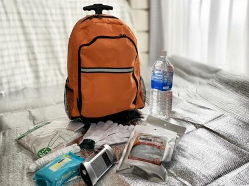 備えは防災リュックという人が多数 イメージ