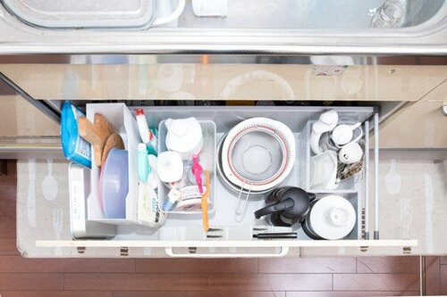 シンク下のカオスは間仕切り&縦置きで解決 イメージ2