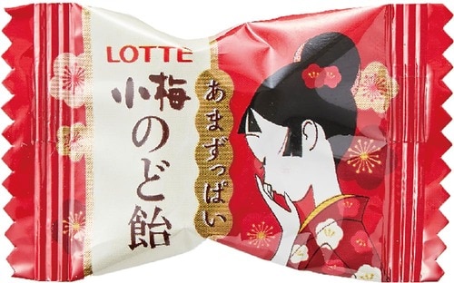 のど飴おすすめ ロッテ 小梅のど飴(袋) イメージ2