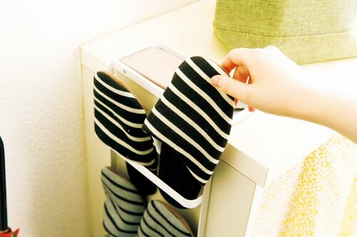 スリッパもカギも同時収納これなら出し入れもラクラク♪ イメージ