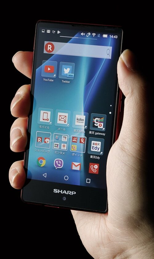 シャープ:AQUOS:mini SH-M03:コンパクトスマホ
