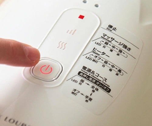 操作方法をシールでサポート ハンドマッサージャーおすすめ イメージ