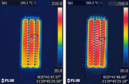 【発熱の早さ】約2分で200℃まで温度が上昇しました ブラシアイロンおすすめ イメージ