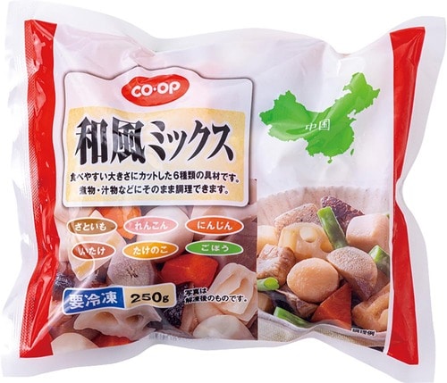 4位: 和風の煮物やお弁当のおかずに最適！ コープ「和風ミックス」 冷凍野菜おすすめ イメージ