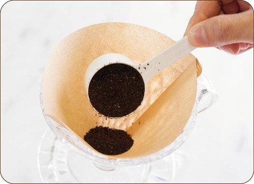 STEP3:コーヒー粉を入れる イメージ