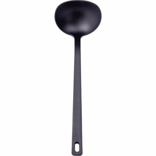 鍋のフチに沿いやすい！ 無印良品「ナイロン レードル」 イメージ