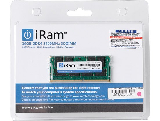 iRam:DDR4 SODIMM