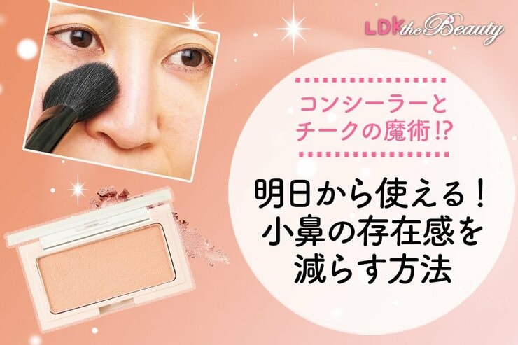 「今日なんか美人ちゃう？」顔の余白も小鼻の存在感もコレで解決！LDKがメイクテクを紹介
