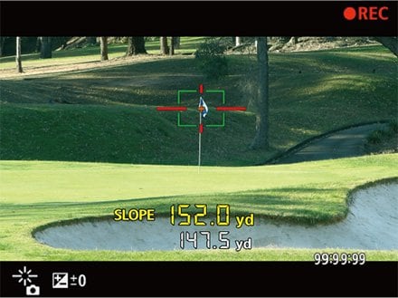 選び方2：画面表示と覗きやすさ ゴルフ用レーザー距離計おすすめ イメージ