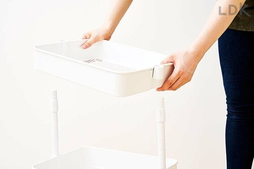 一生モノのワケ:高さを変えるのも簡単! ニトリのワゴンおすすめ イメージ
