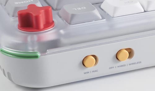 Win/Mac切り替えスイッチ メカニカルキーボードおすすめ イメージ