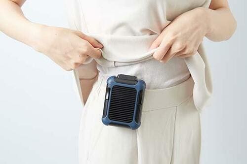 風も音も可もなく不可もないAokeou「腰掛け小型ファン YJ-514A」