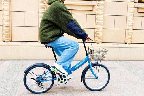 やわらかな乗り心地が快適 折りたたみ自転車おすすめ イメージ